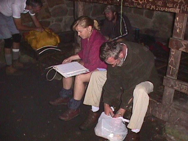 Preflight at Colby Knob Shelter - 10/14/99