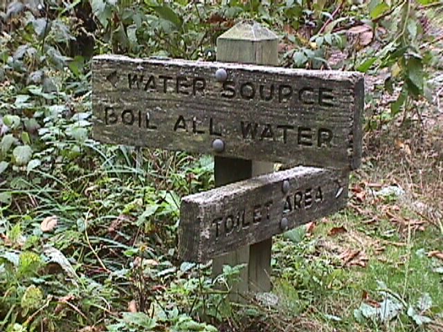Directional help at shelter areas