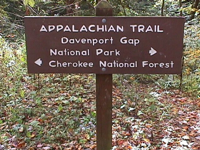 Davenport Gap, North enterance to SMNP via AT, gravel road crossing